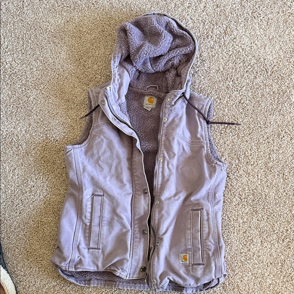 Carhartt Lavender Hooded Vest - Picture 1 of 1